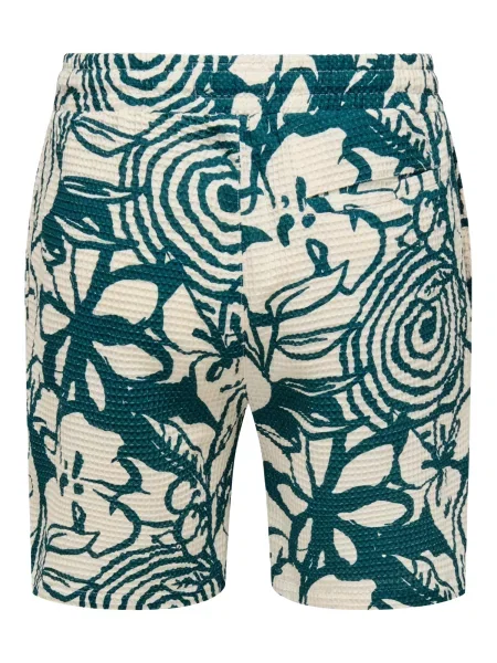 Only & Sons Hlače ONSTel Savier / temno zelena bež
