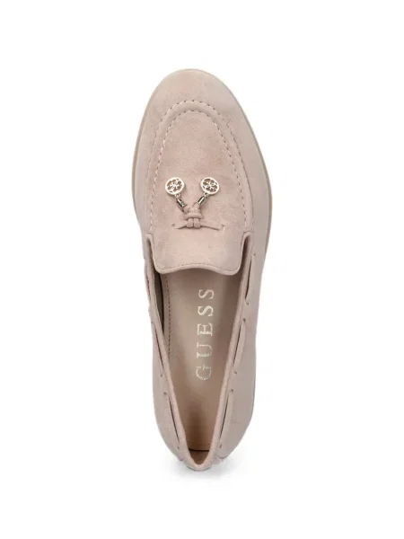 Pantofi loafer Guess din piele de căprioară