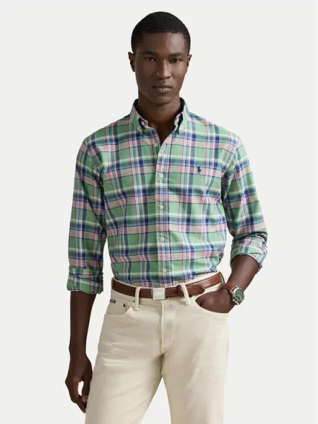 Polo Ralph Lauren Srajca Pisana Custom Fit