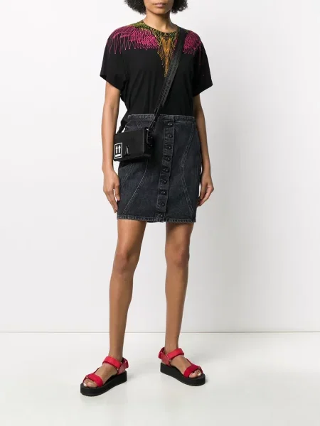 Fustă din denim County Of Milan negru