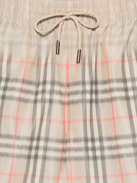 Slip de baie Burberry în carouri
