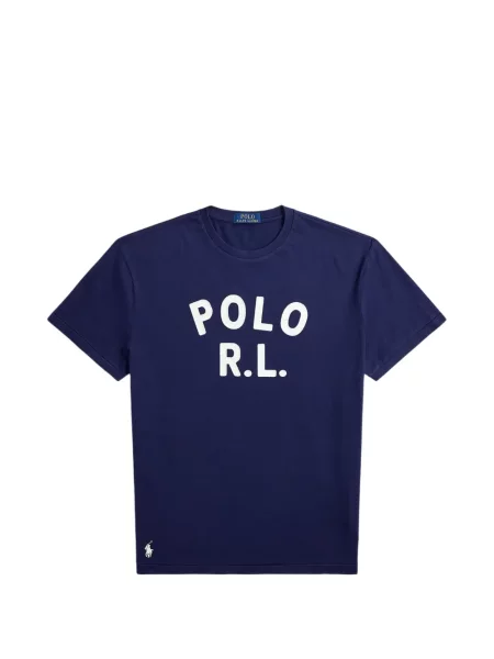 Плетени подрязан ръкавици Polo Ralph Lauren бродирани кафяво