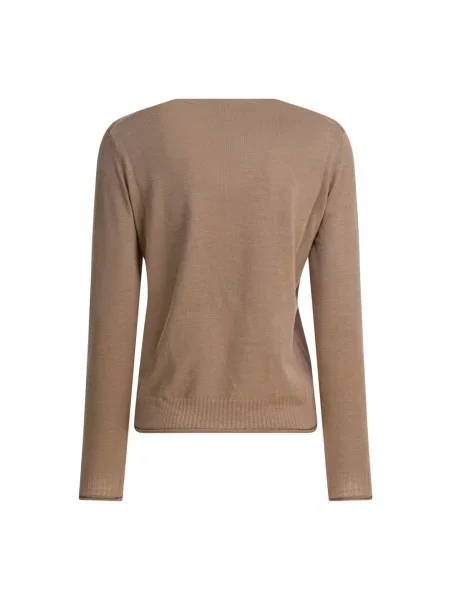 Sweter Ines De La Fressange Paris wełniany beżowy