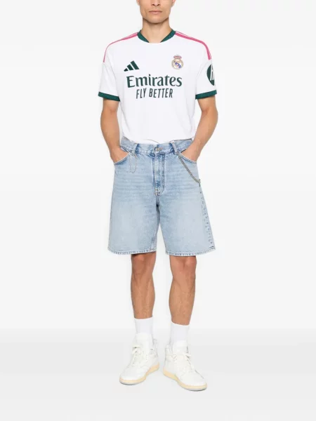 Hanorac Adidas din cașmir cu autograf alb