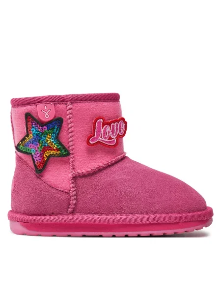 EMU Australia Čizme za snijeg Wallaby Mini Play ružičasta