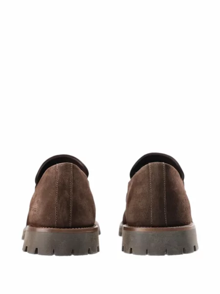 Pantofi loafer Copenhagen din piele de căprioară maro