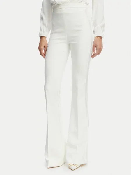 Elisabetta Franchi Pantaloni din alb