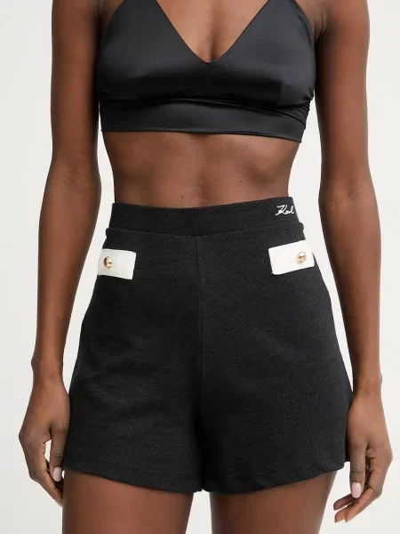 Karl Lagerfeld pantaloni scurți pentru femei negru