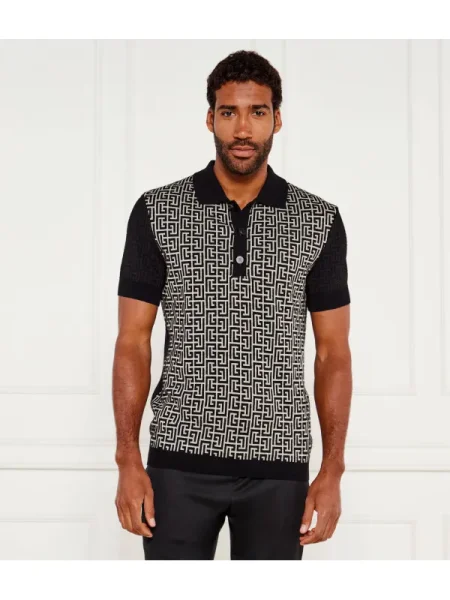 Balmain De lână polo | cu adaos de in negru