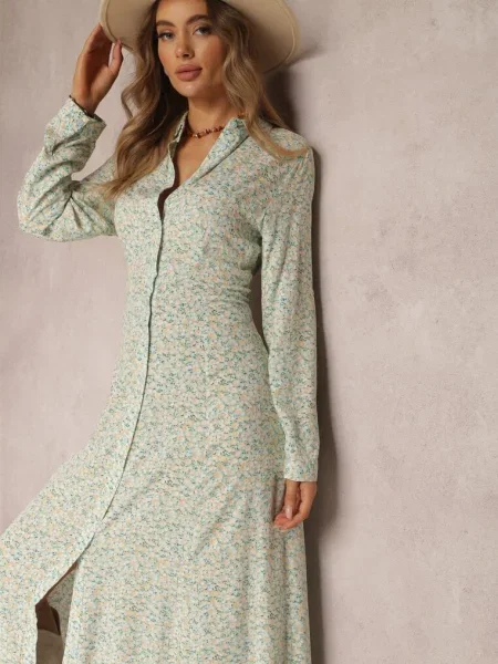 Rochie Albastru-Verde Caeoreia albastru