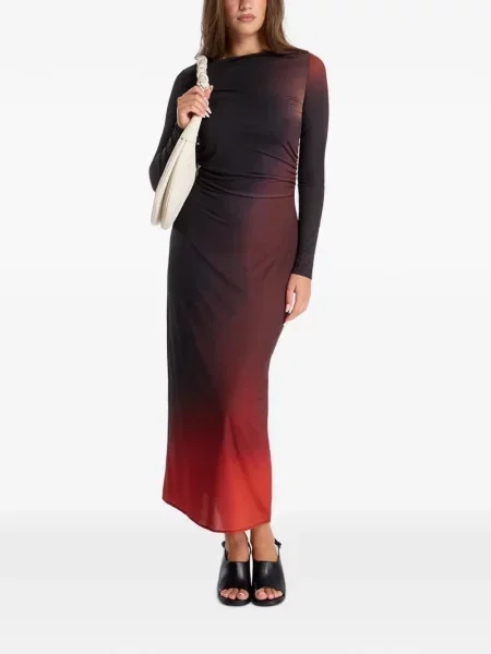 Rochie maxi Desigual cu gradient negru