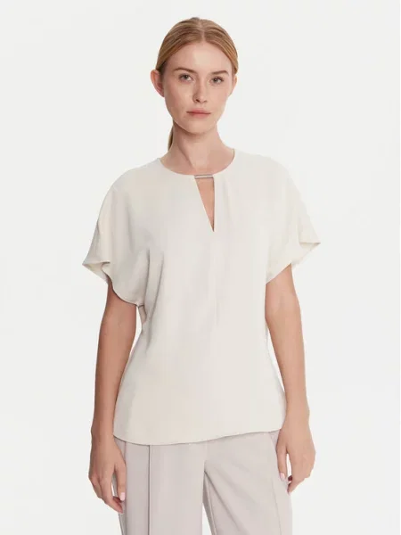Calvin Klein Bluzka Écru