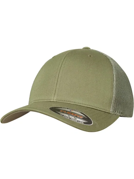 Hálós baseball sapka Flexfit khaki