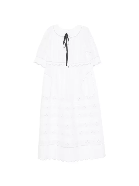 Rochie midi Vita Kin cu broderie alb