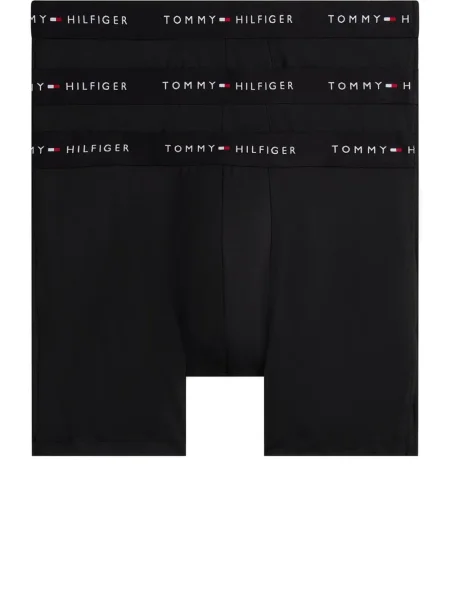 Boxeri Tommy Hilfiger cu autograf negru