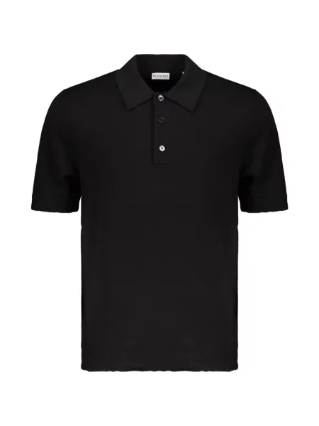 Scurt tricou polo Burberry negru