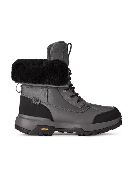 UGG M Adirondack Boot Xxv cizme de zăpadă pentru bărbați din piele gri