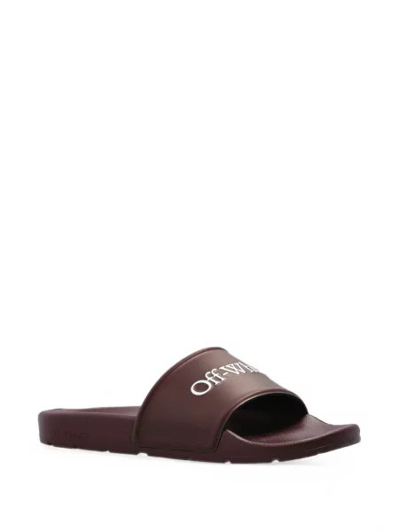 Papuci Off-white alb