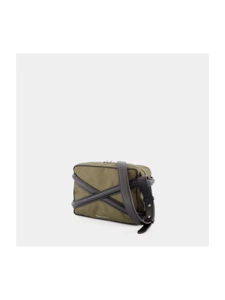 Torba crossbody Alexander Mcqueen skórzana zielona