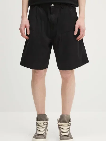 Carhartt WIP pantaloni scurți din Double Knee Short negru