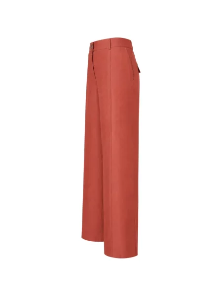 Pantaloni Peserico portocaliu