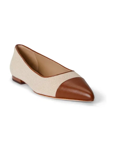 Lauren Ralph Lauren Baleríny LONDYN / hnědá béžová