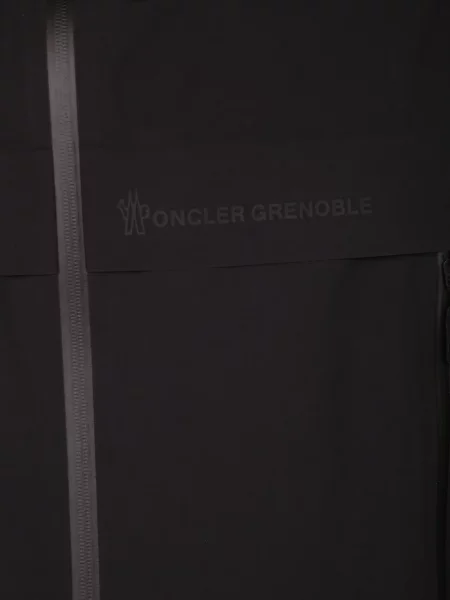 Geacă Moncler Grenoble cu glugă negru