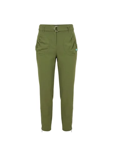 Spodnie Trussardi zielone