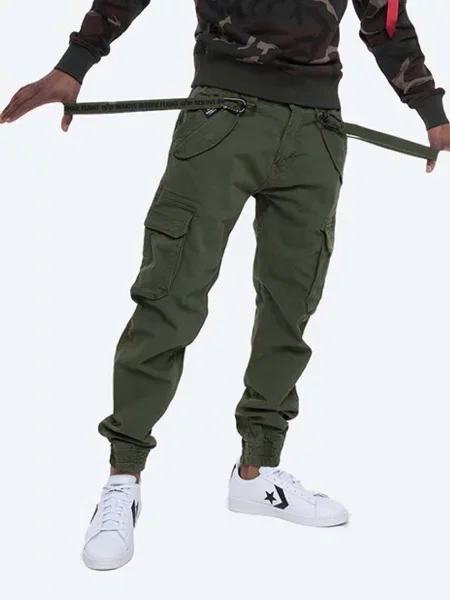 Штани Alpha Industries Utility Pant фасон cargo зелений