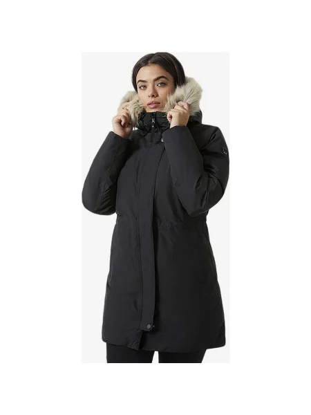 Kurtka z kapturem Helly Hansen Senja Parka L czarna