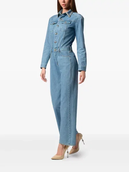 Salopetă Philipp Plein de cristal albastru