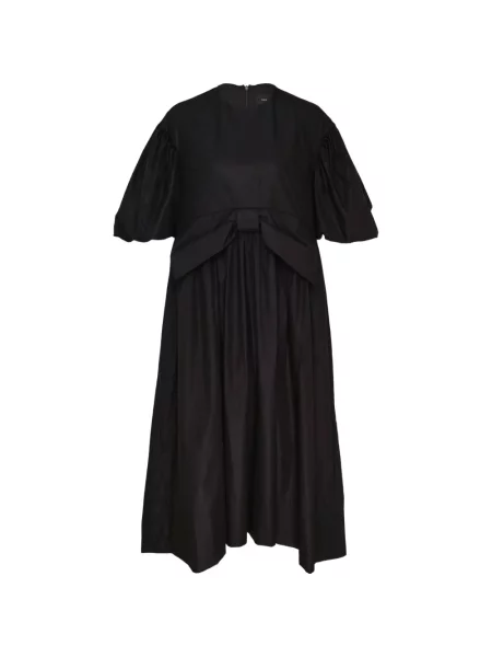 Rochie mini Simone Rocha cu funde negru