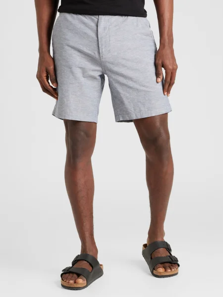 JACK & JONES Chino nohavice ACE SUMMER melírovaná modrá