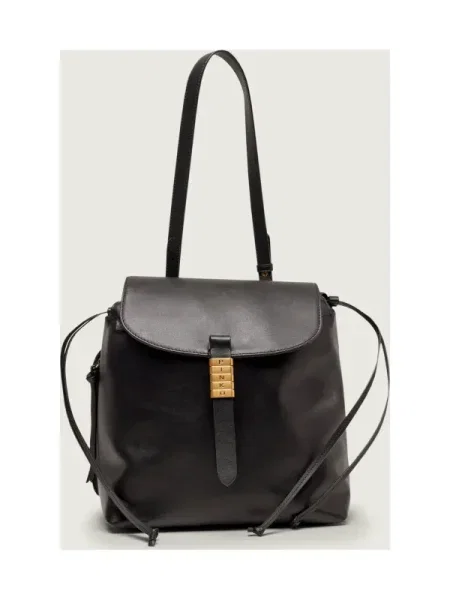 Rucsac Pinko din piele negru