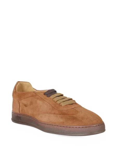 Sneakerși Soldini80 din piele de căprioară maro