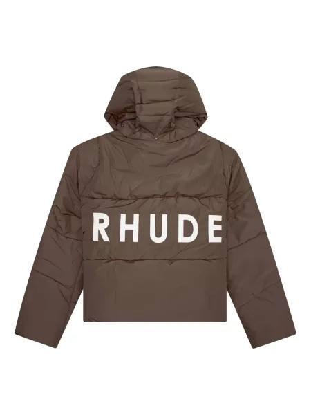 Geacă cu puf Rhude maro