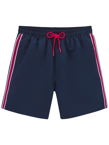 S.Oliver Șorturi de baie albastru marin / roșu alb