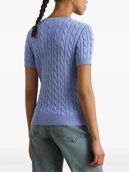 Πλεκτή μπλούζα Lauren Ralph Lauren μπλε