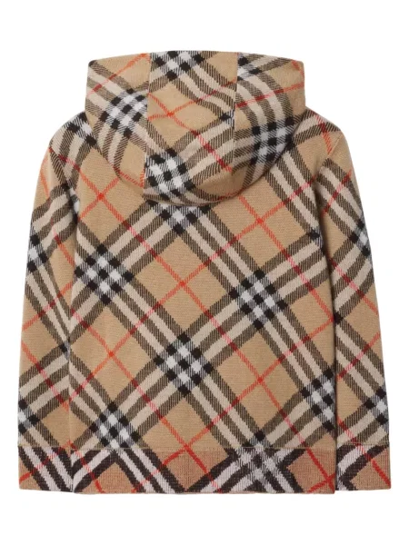 Bluza z kapturem dziecięca Burberry brązowa