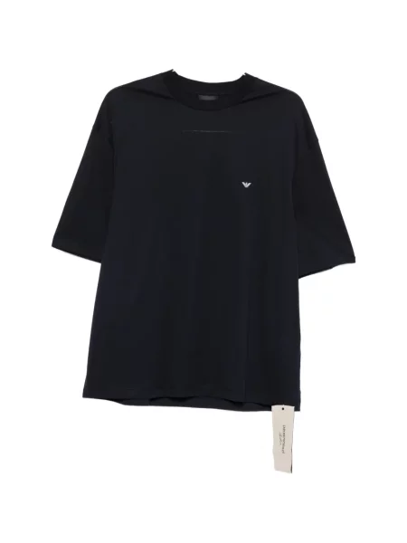 Tricou Emporio Armani cu imagine albastru
