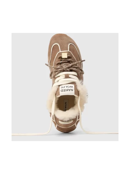 Naked Wolfe Soul sneakersy zamszowe brązowe