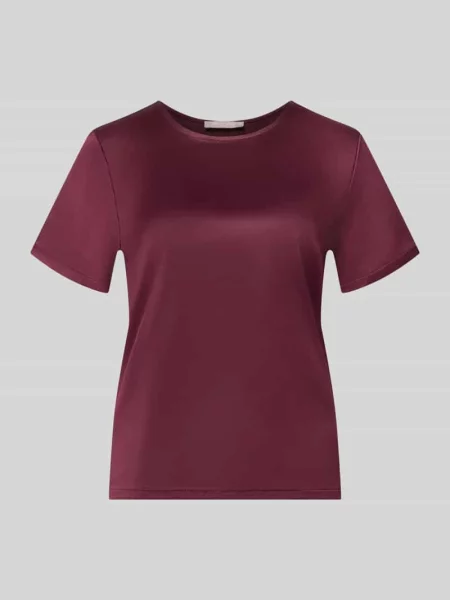 Bluzka o kroju regular fit z satyny Christian Berg Woman Selection