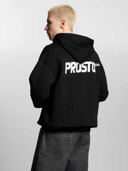 Bluza sportowa Prosto Infinity z kapturem czarna