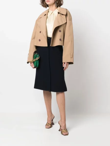 Áčkové sukně Chanel Pre-owned modré