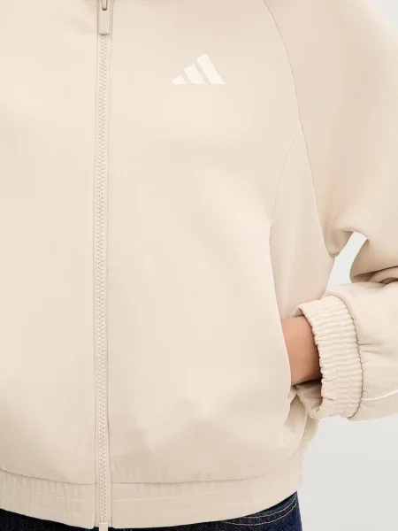 Свитер Adidas с принтом бежевый