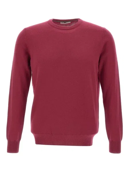 Пуловер Kangra с кръгло деколте червено