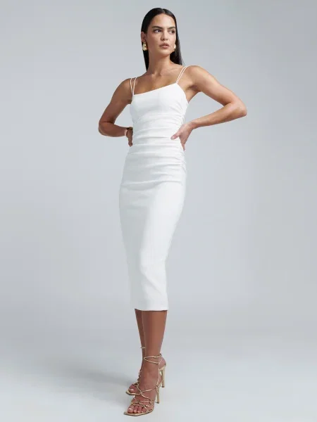 BWLDR Koktel haljina RYETTE' bijela