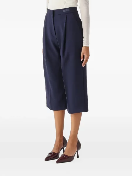 Nohavice Elisabetta Franchi modrá