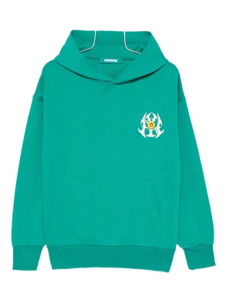 Majica s kapuljačom Barrow s printom zelena