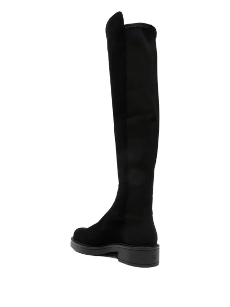Cizme Stuart Weitzman din piele de căprioară negru
